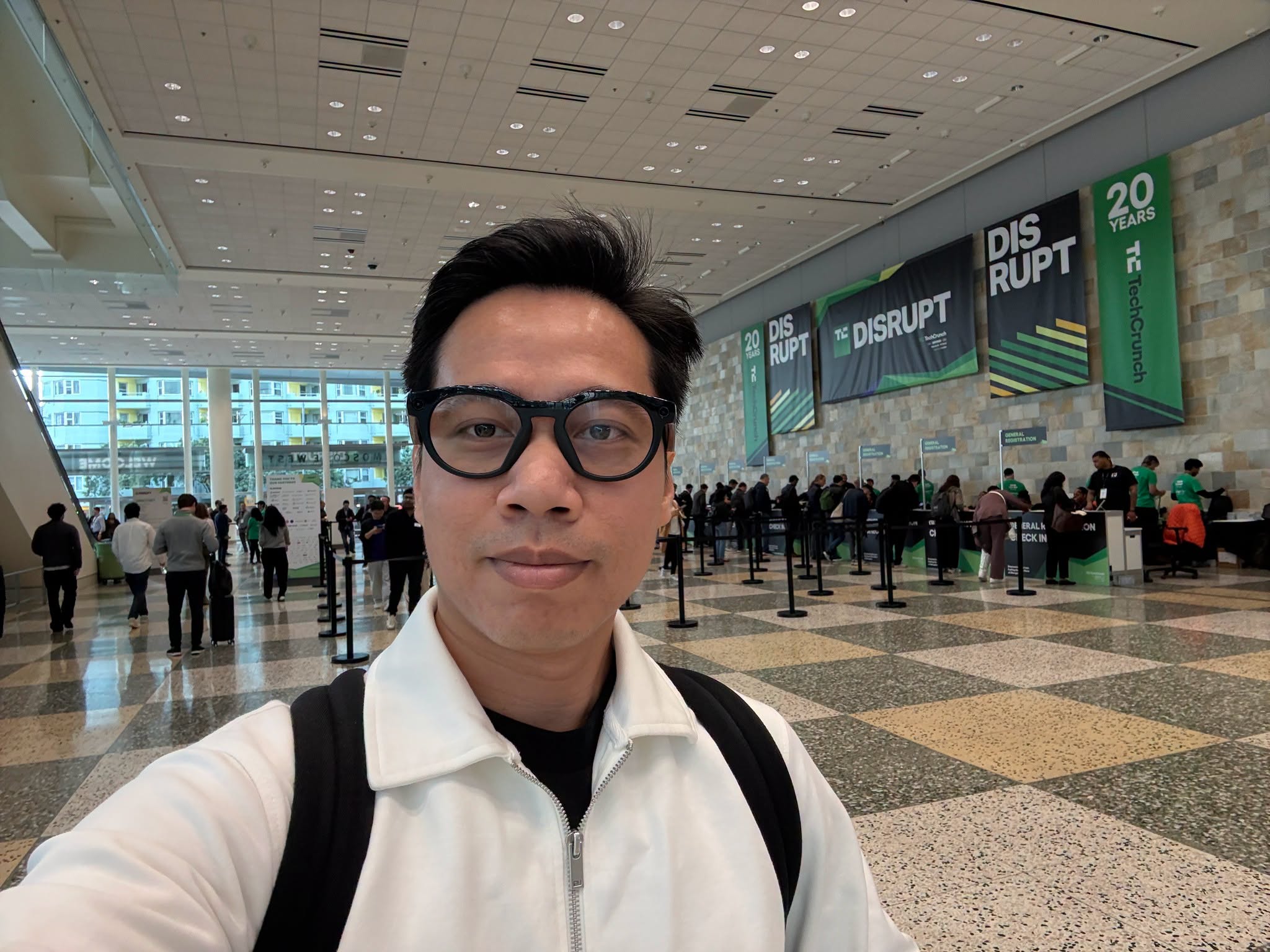 Sơn tại sự kiện công nghệ TechCrunch Disrupt